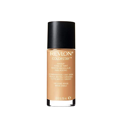Revlon Colorstay Base Facial Líquida Para Pele Mista/oleosa Sand Beige 180