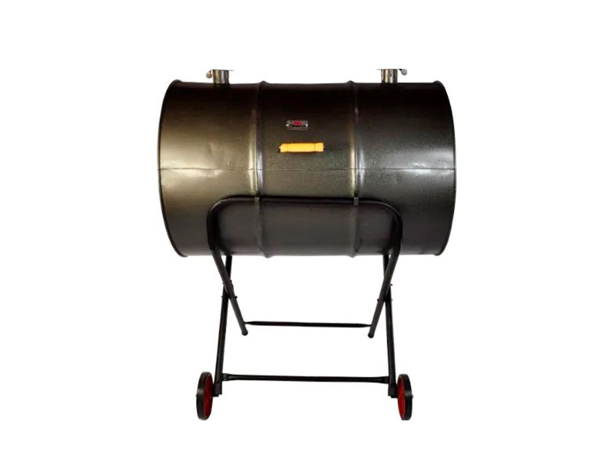 Churrasqueira A Bafo Grill Tambor Grande 200 Litros C/ Rodas