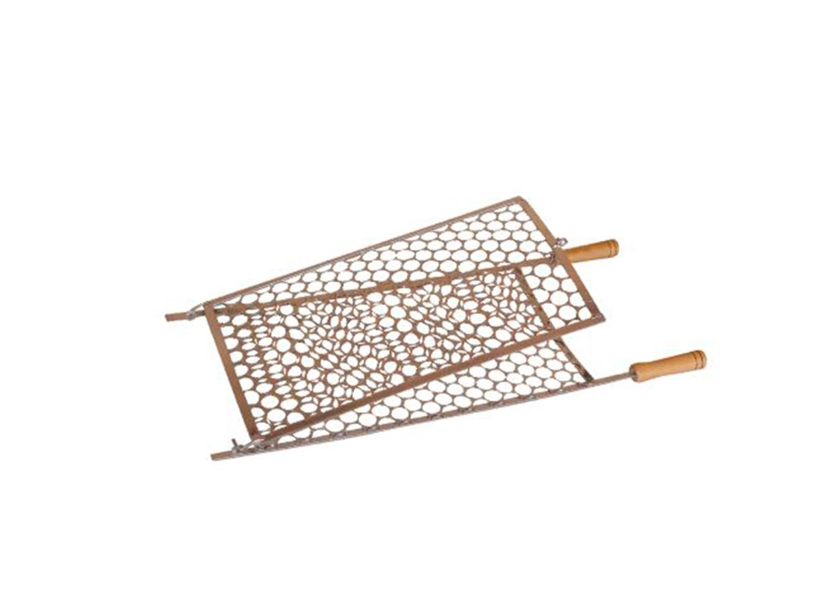 Grelha Dobrável Abaulada Em Tela Moeda - 61x26cm