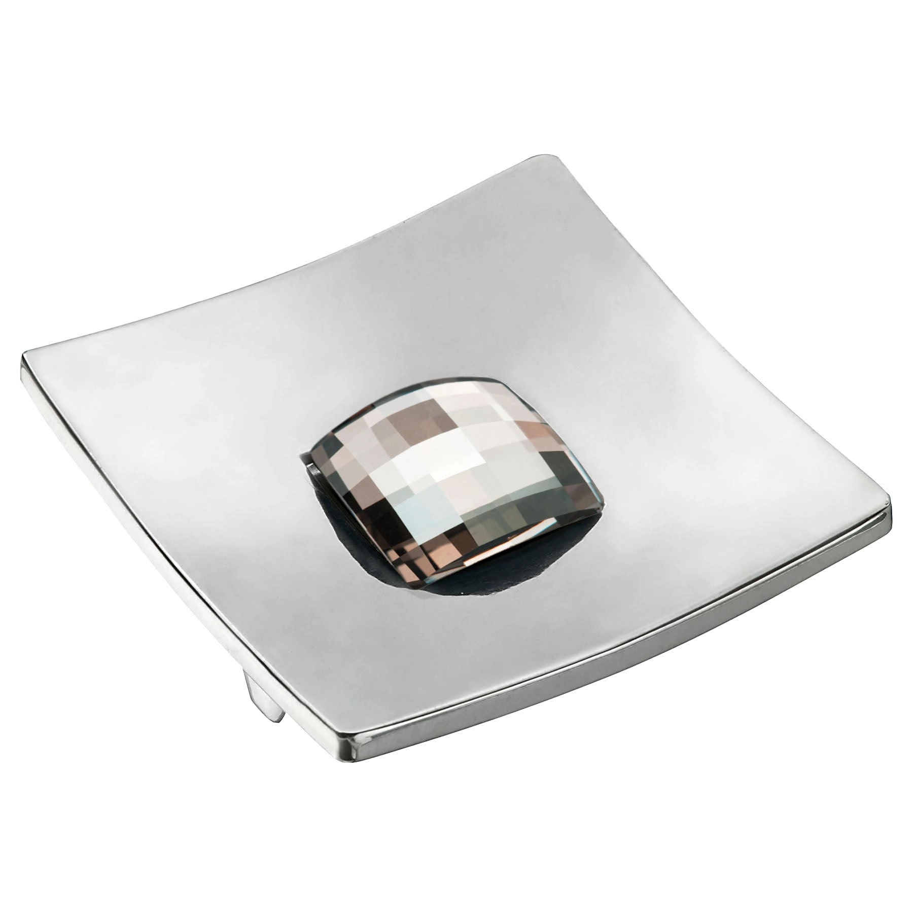 Puxador para Móveis Valley 32mm Zamac Cromado Prata Akeo