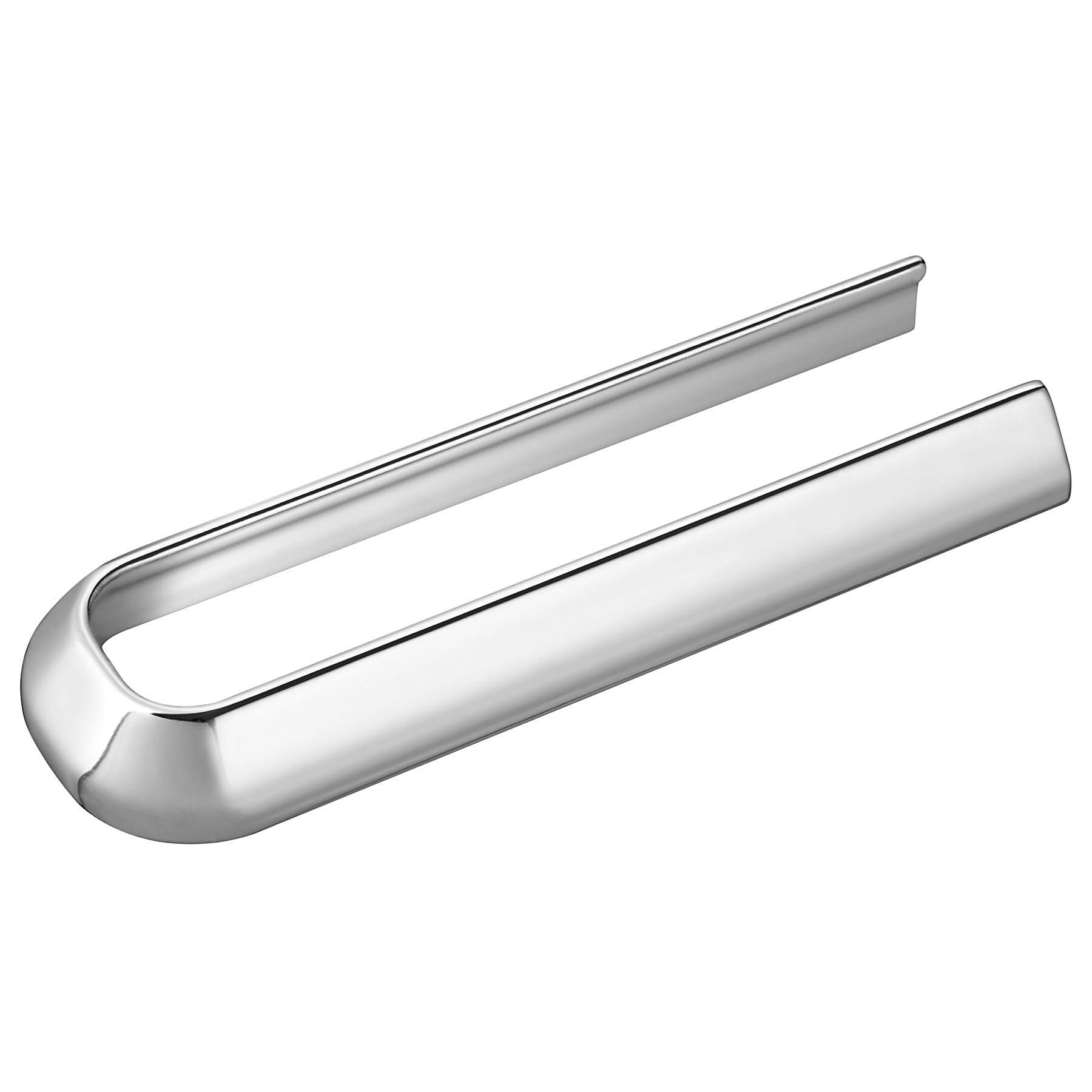 Puxador para Móveis Reflex 128mm Zamac Cromado Prata Akeo