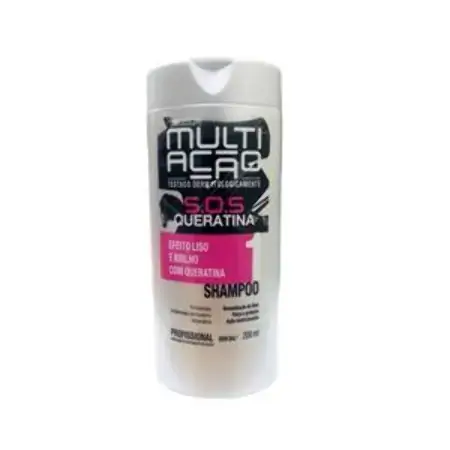 Shampoo Multiacao Queratina Efeito Liso
