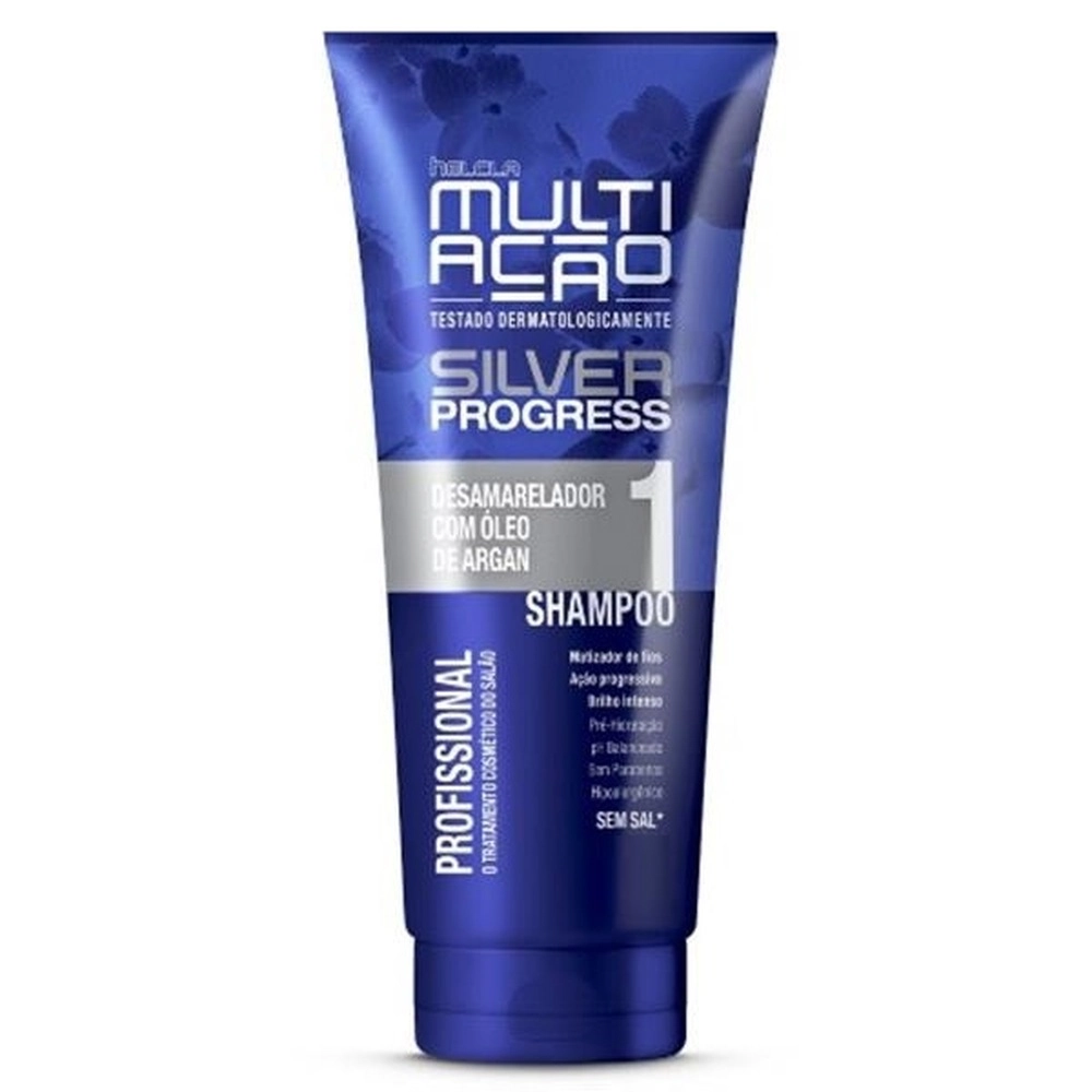 Shampoo Silver Progressiva Multiação 400ml Helcla