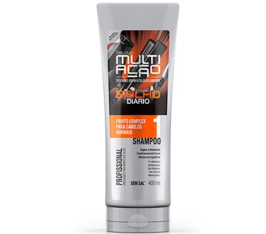 Shampoo Multiação Brilho Diario 400ml Helcla