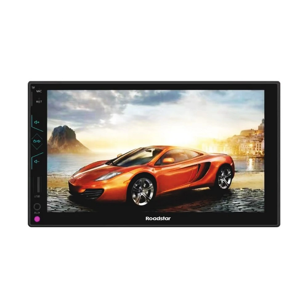 Reprodutor de Vídeo Multimidia 7 Pol. 2 Din Usb/Auxiliar/Fm/Camera de Ré - ROADSTAR BRASIL RS507MP5BR
