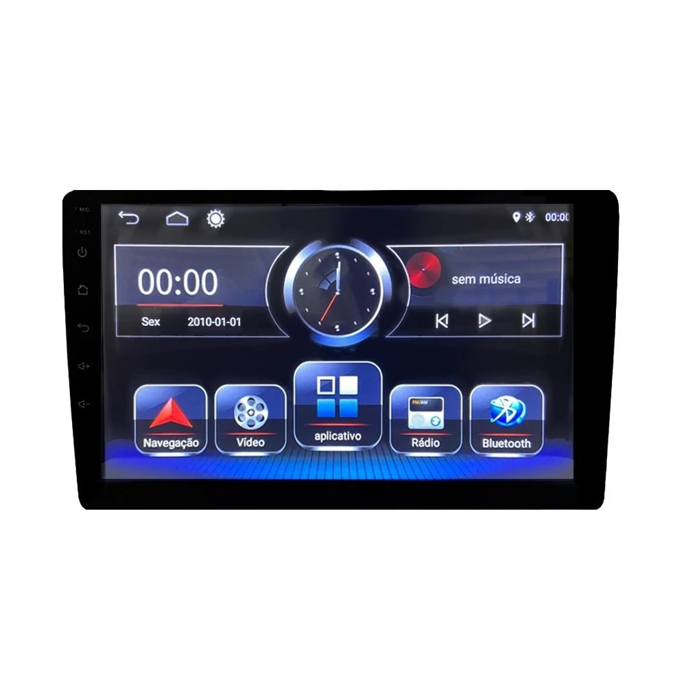 Reprodutor de Vídeo Multimidia 9 Pol. 2 Din Usb/Auxiliar/Fm/Gps - ROADSTAR BRASIL RS905BR