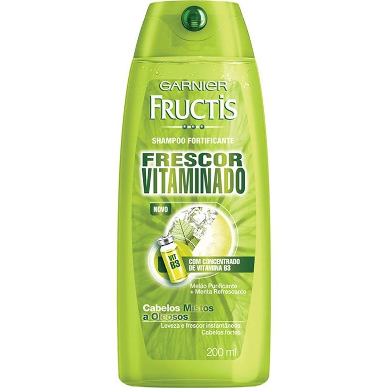 Shampoo Uso Diário Fructis 200ml Frescor Vitaminado Unit