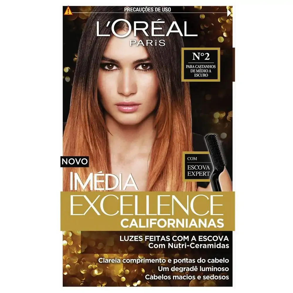 Coloração Californianas N2 Imédia Excellence Castanho Médio A Escuro