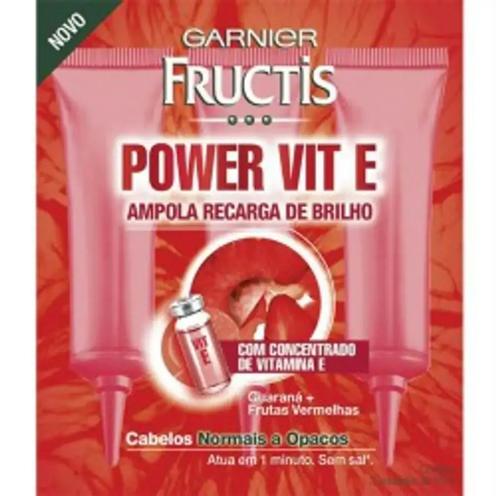 Fructis Ampola C/3 Brilho Vitaminado