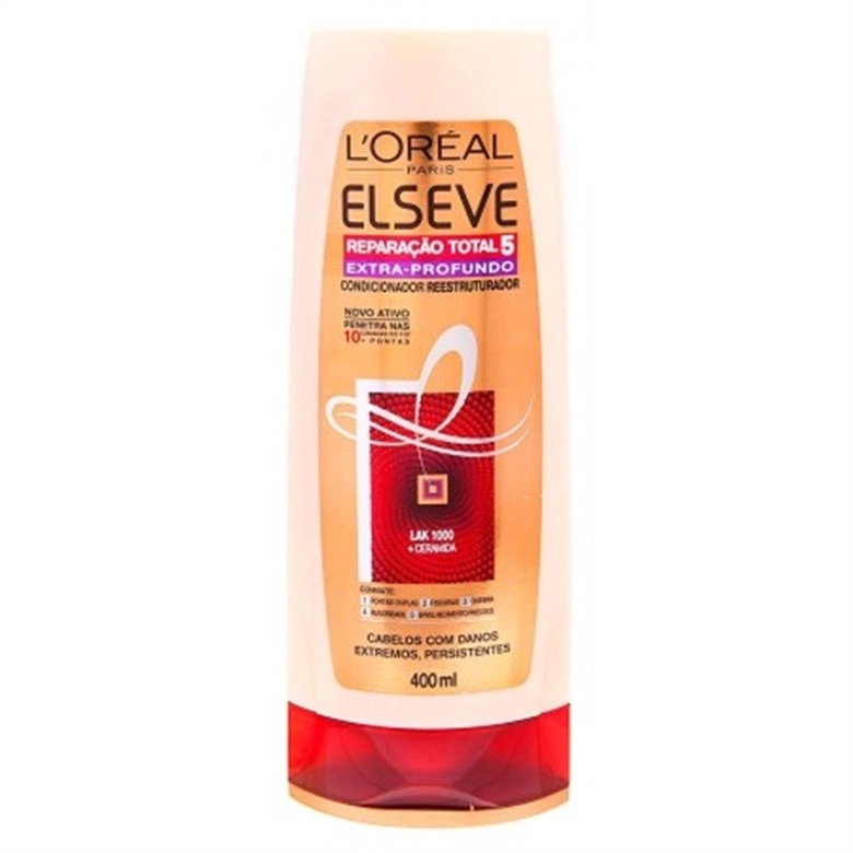 Condicionador Reestruturador Loréal Paris Elseve Reparação Total 5 Extra Profundo Frasco 400ml