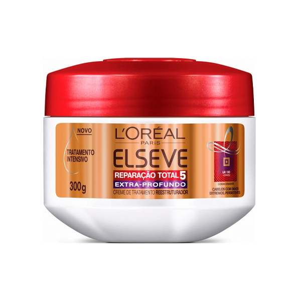 Creme De Tratamento Reestruturador Loréal Paris Elseve Reparação Total 5 Extra Profundo Pote 300g