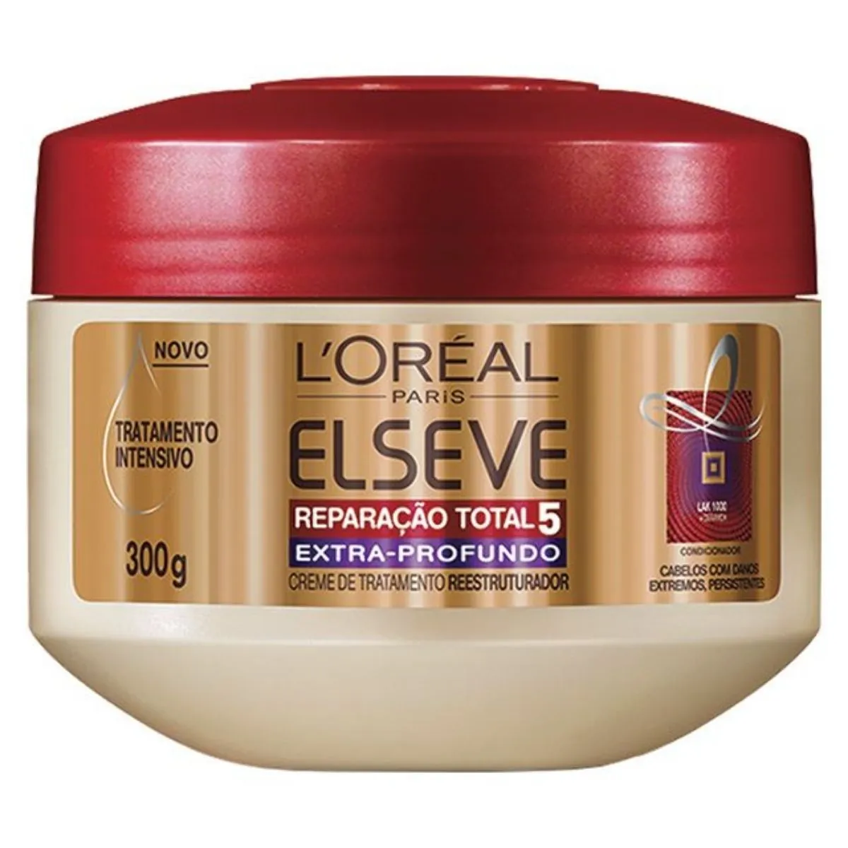 Creme de Tratamento Intensivo Reparação Total 5 L'oreal Elseve Pote 300 g