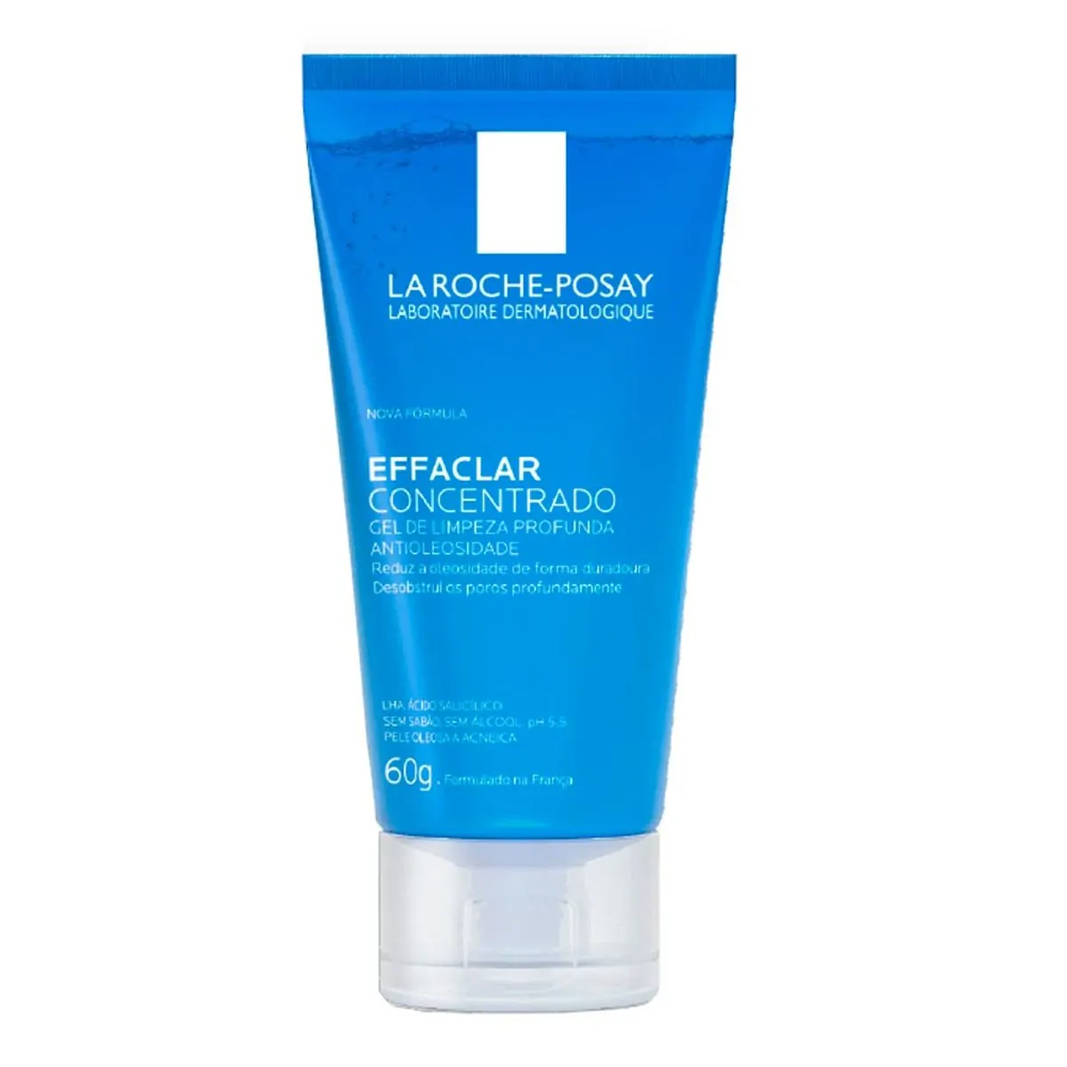 La Roche-Posay Effaclar Concentrado Gel de Limpeza Facial Pele Oleosa 60g