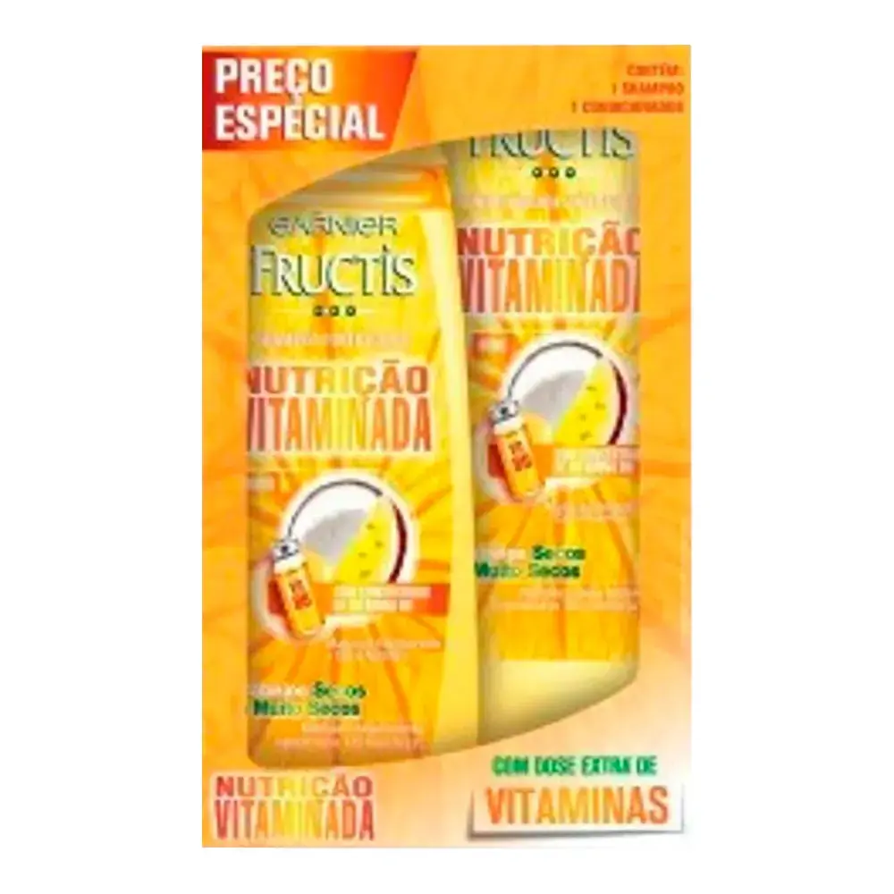 Kit Shampoo Co Fructis Nutri Vit