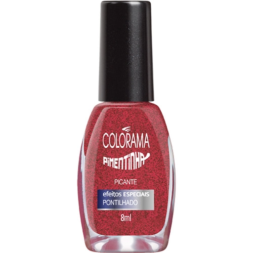 Esmalte Pimentinha Picante Efeitos Especiais Pontilhado 8ml Colorama