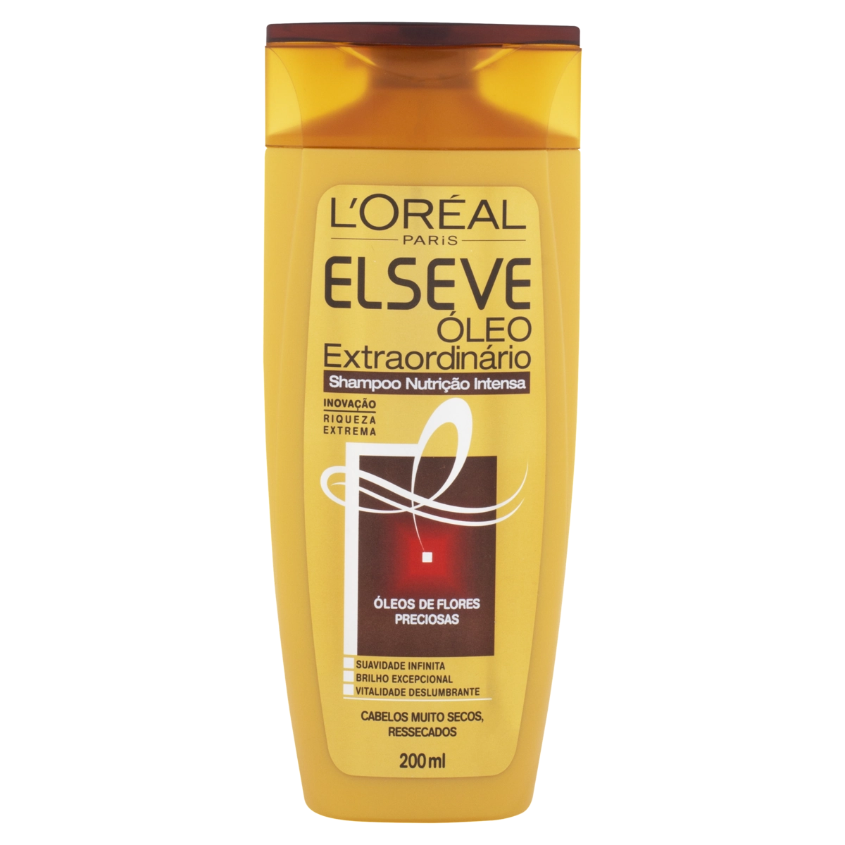 Shampoo Loréal Paris Elseve óleo Extraordinário Nutrição Intensa Frasco 200ml