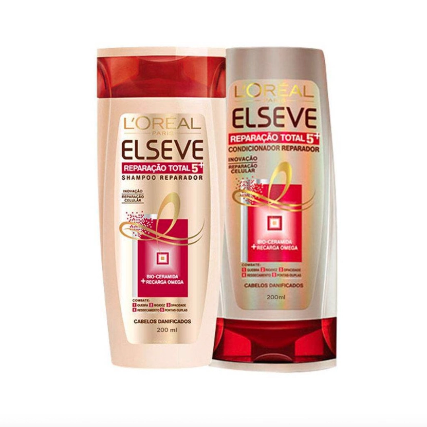 Kit Shampoo Condicionador Elseve 200ml Reparacao Total 5 Loreal Paris