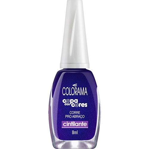 Esmalte Cintilante Copa Das Cores Corre Pro Abraco 8ml Colorama