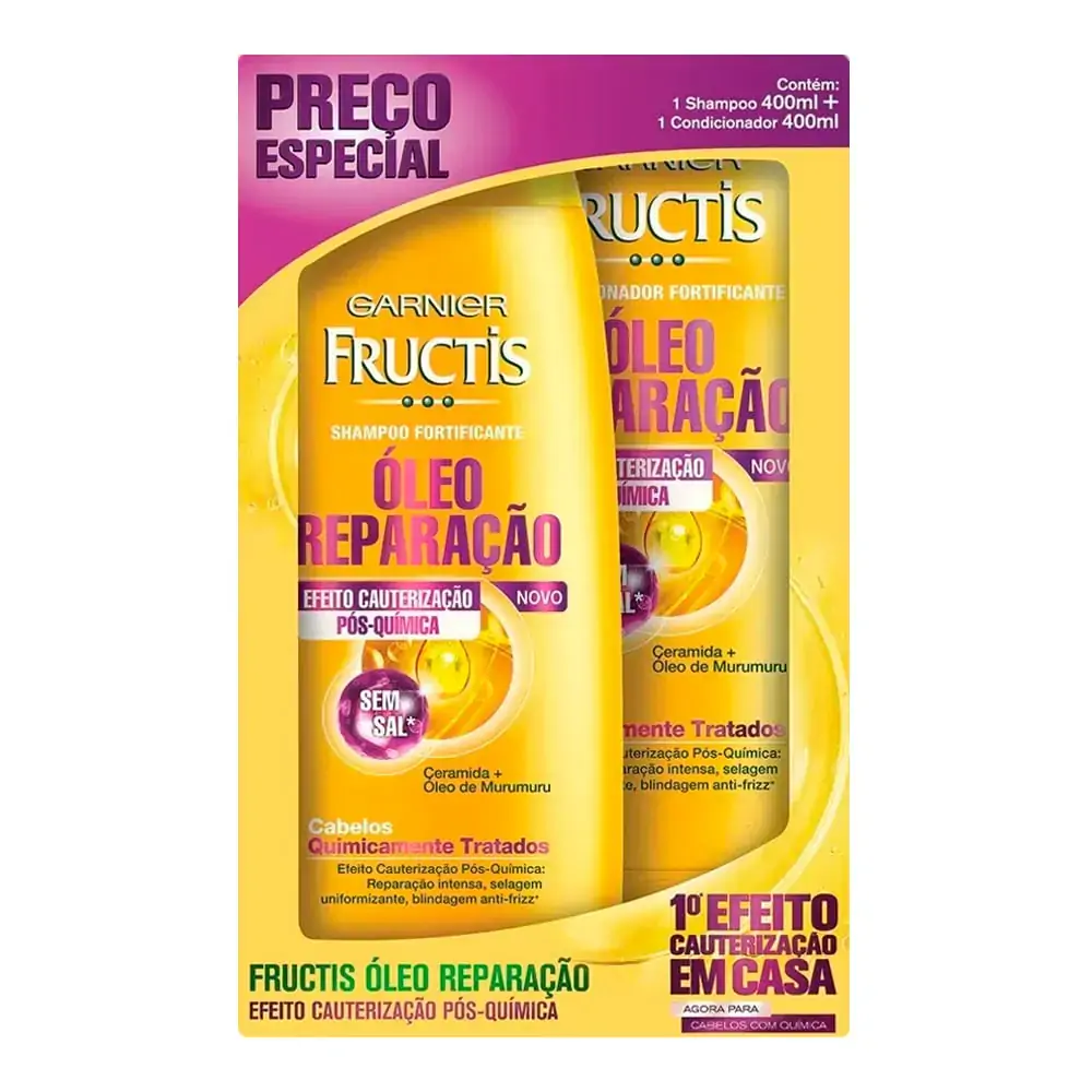 Kit Shampoo E Condicionador Garnier Fructis óleo Reparação