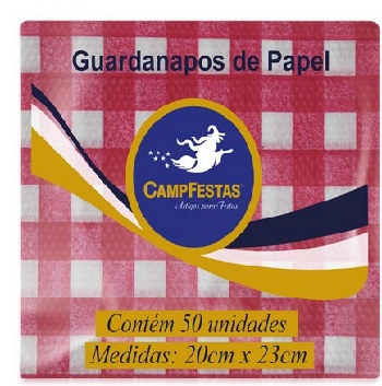 Guard 20x23 Xadrez Verm C/50 Camp Fest