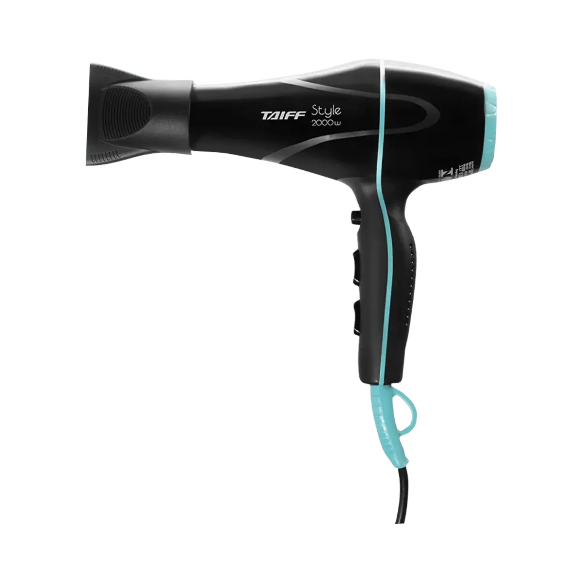Secador de Cabelo Taiff Style, 2 Velocidades, 3 Temperaturas, 2000W, Preto - 220V