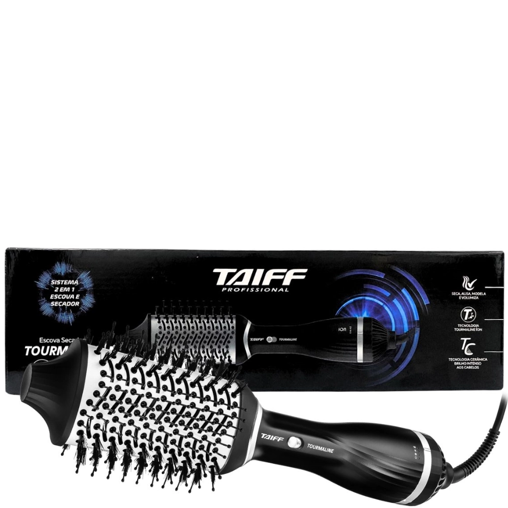 Escova De Cabelo Eletrica Taiff Turmaline 127v 1un