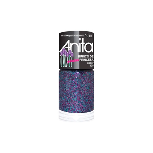 Esmalte Glitter Brinco De Princesa Anita Petálas