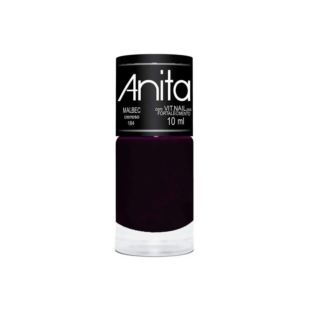 Esmalte Cremoso Malbec Vinhos Anita 10Ml