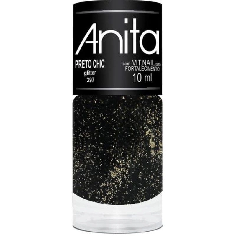 Esmalte Anita Preto Chic Gl 10ml