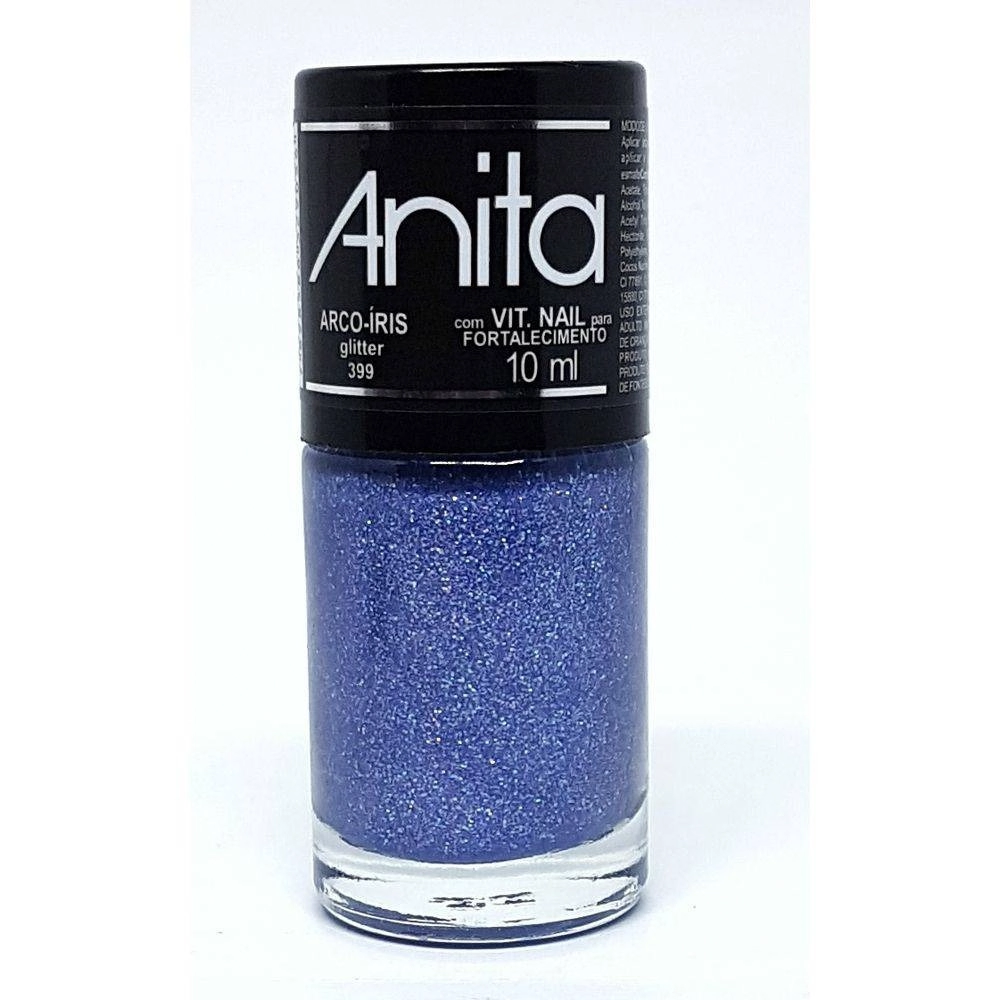 Esmalte Glitter Arco-Íris Anita 10Ml