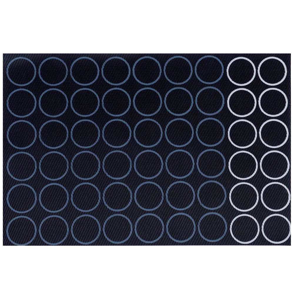 Lugar Americano Circulo Preto 30x45cm 0863 Vizapi