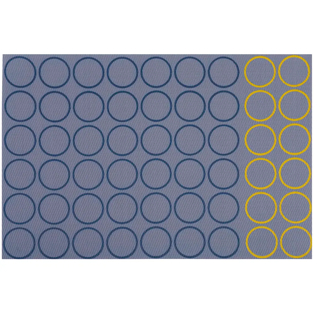 Lugar Americano Circulo Cinza 30x45cm 0864 Vizapi