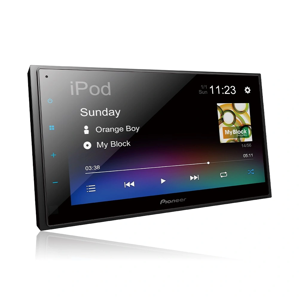 Multimídia Receiver 6.8 Pol., Tela Capacitiva, Weblink, Weblink Cast, Bluetooth, USB, Rádio AM/FM - PIONEER DMHA348BT