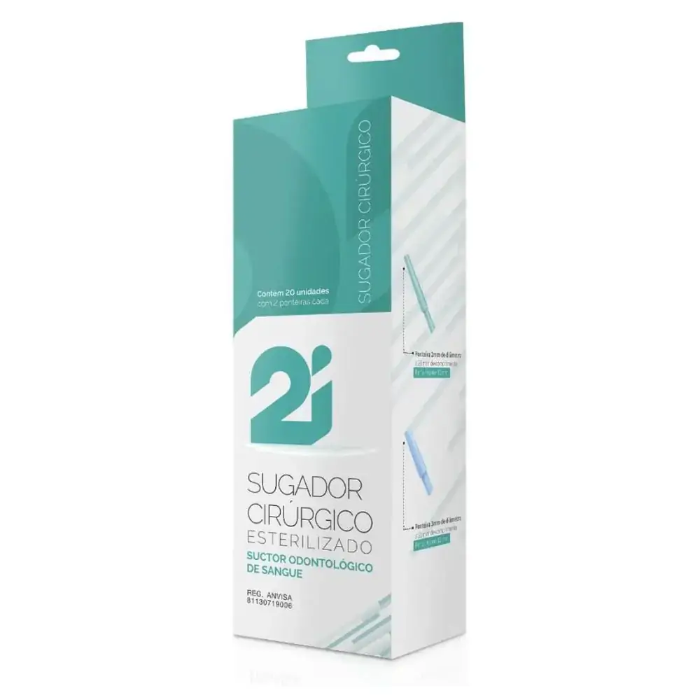 Sugador Cirúrgico Estéril com 20 Unidades - 2i