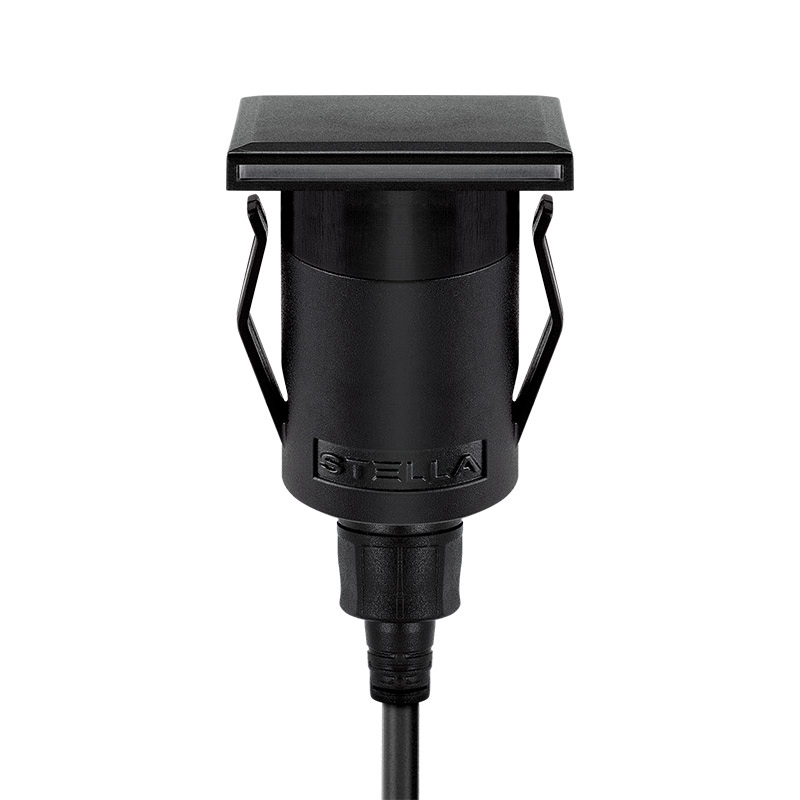 Balizador Solo Way Side  1 5w 3000k 2lm 80° Ip67 Preto-stella