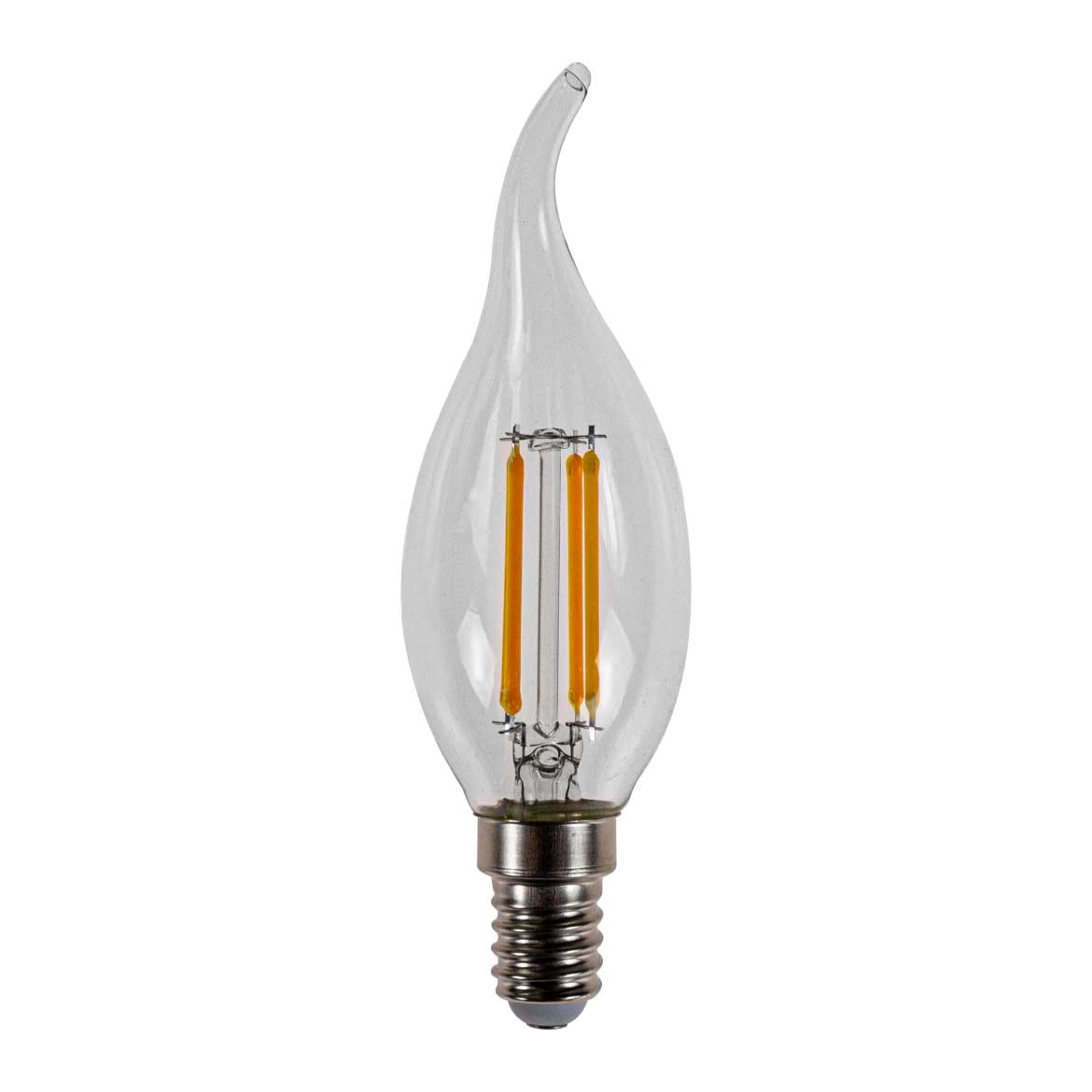 Lâmpada Filamento Led Vela Chama E14 Opus Branco Quente St2270