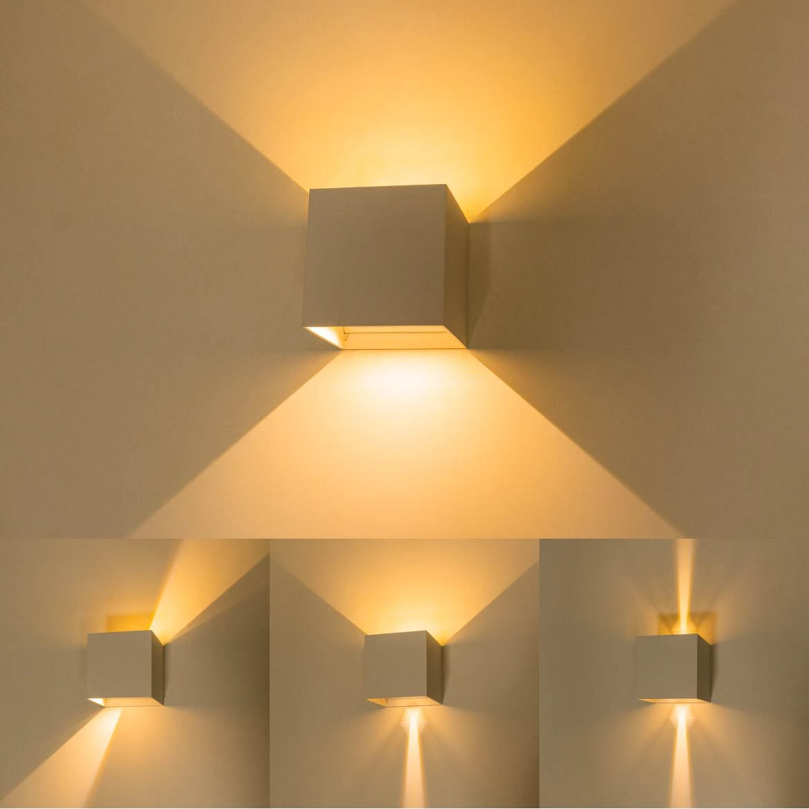 Arandela Hub Branco Led 6w 3000k Fachos Ajustáveis St1635