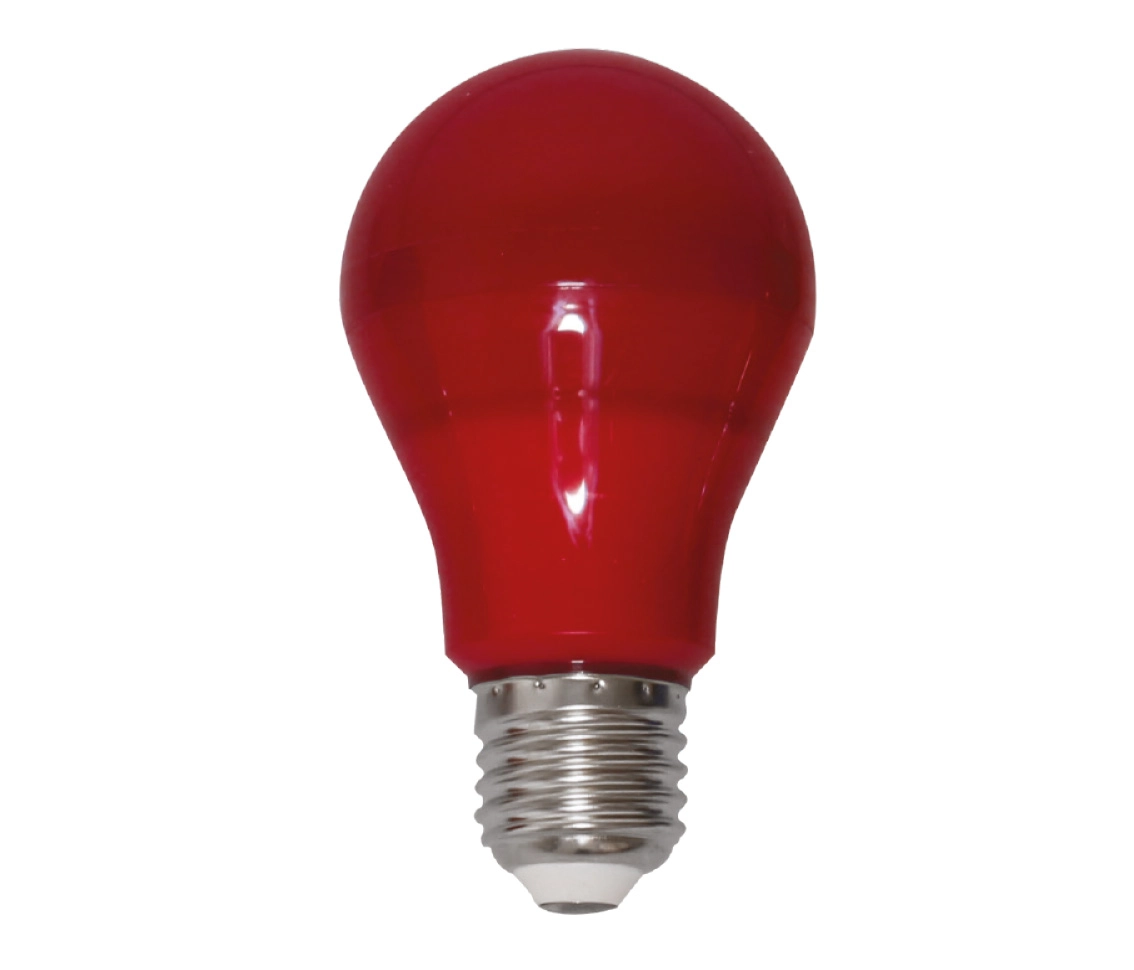 Lâmpada Led Bulbo 6w Color Vermelho Opus