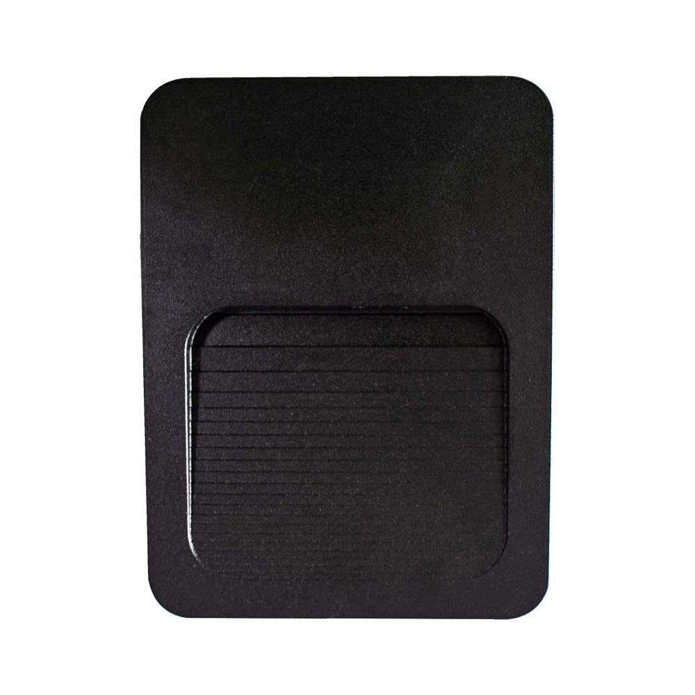 Balizador Fit 2w 3000k Bivolt Ip65 Preto Em Abs