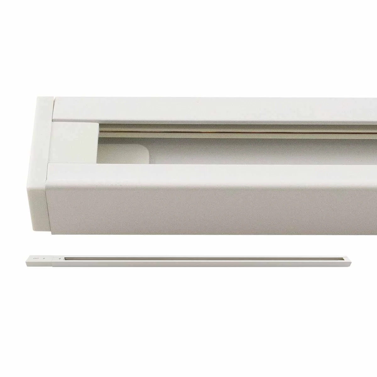 Trilho Sobrepor Eletrificado Branco Em Alumínio 1 Metro Ac 35369 Opus St492