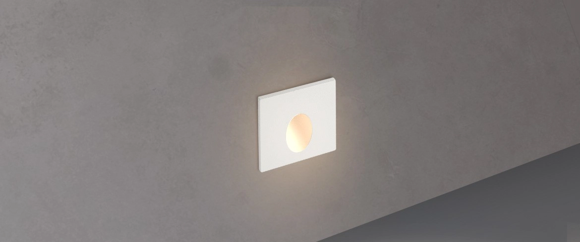 Balizador Led Externo Embutir Ip65 2w - Branco