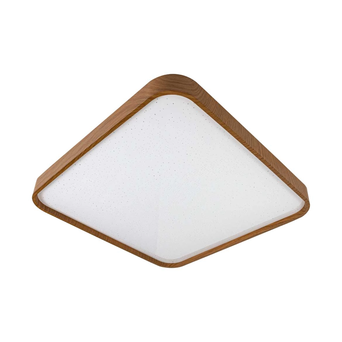 Plafon Metal E Acrílico Amadeirado Timber Led 24w 6500k 40cm St1936