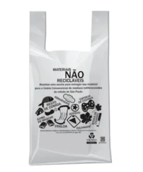 Sacola Pig Cinza 48x55