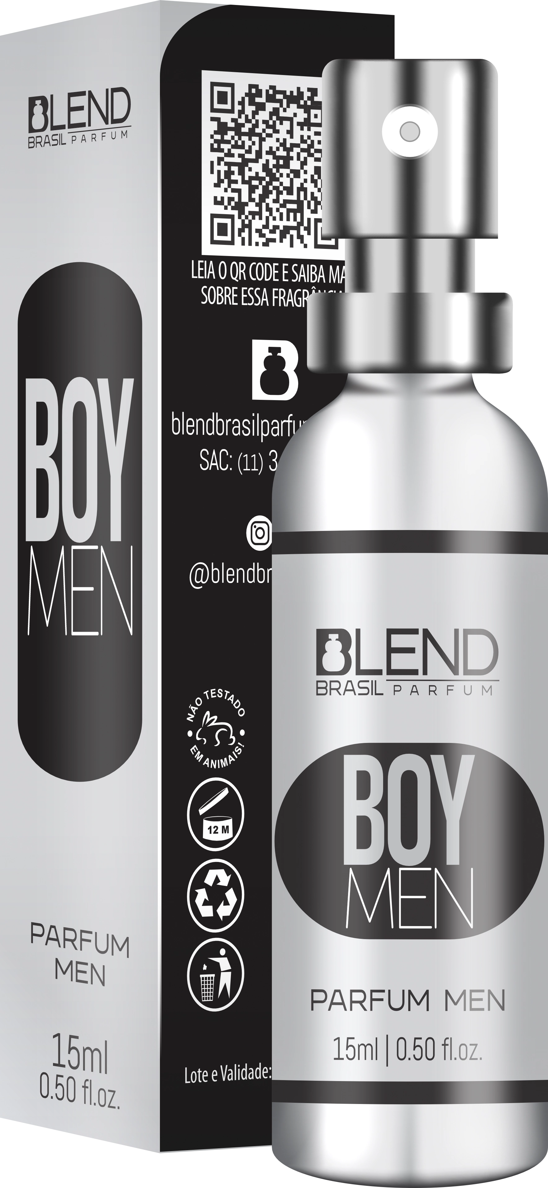 Perfume Blend Boy Men 15ml 11216 Bf Distribuidora