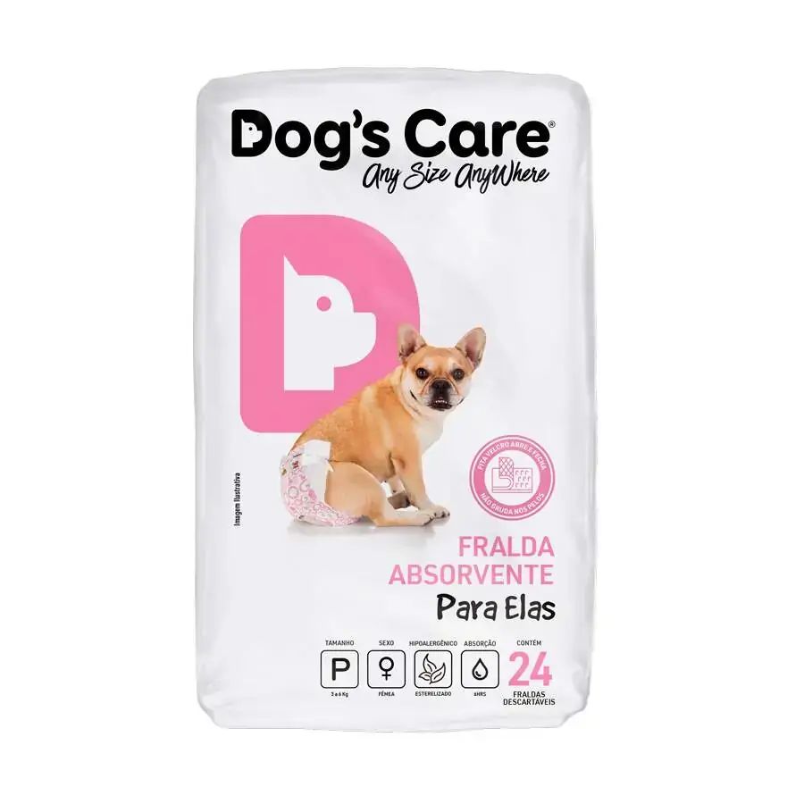 Fralda Dogscare Eco Femea T.p C24un