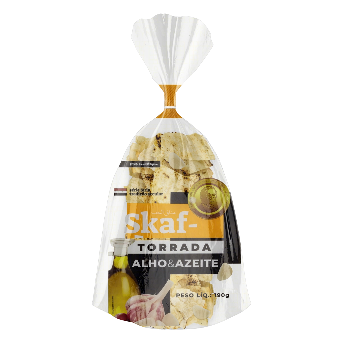 Torrada Alho Azeite Skaf Pacote 190g