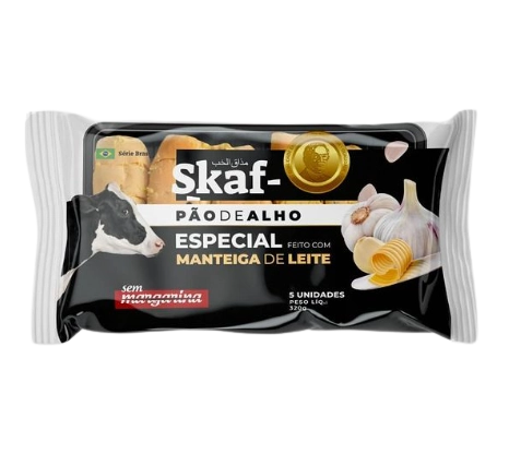 Pão De Alho Especial Feito Com Manteiga De Leite Skaf 350g