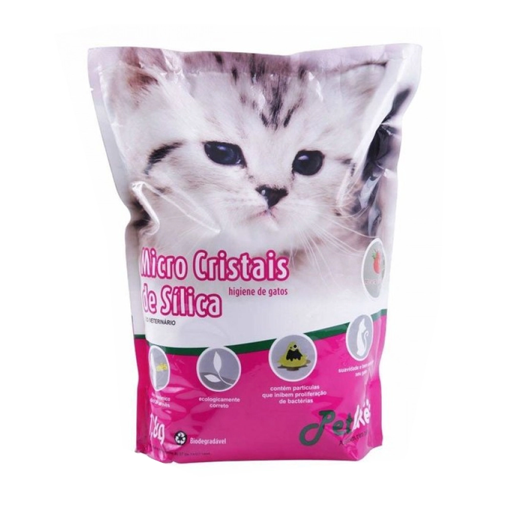 Areia Gatos Petlike 1.6kg Micr