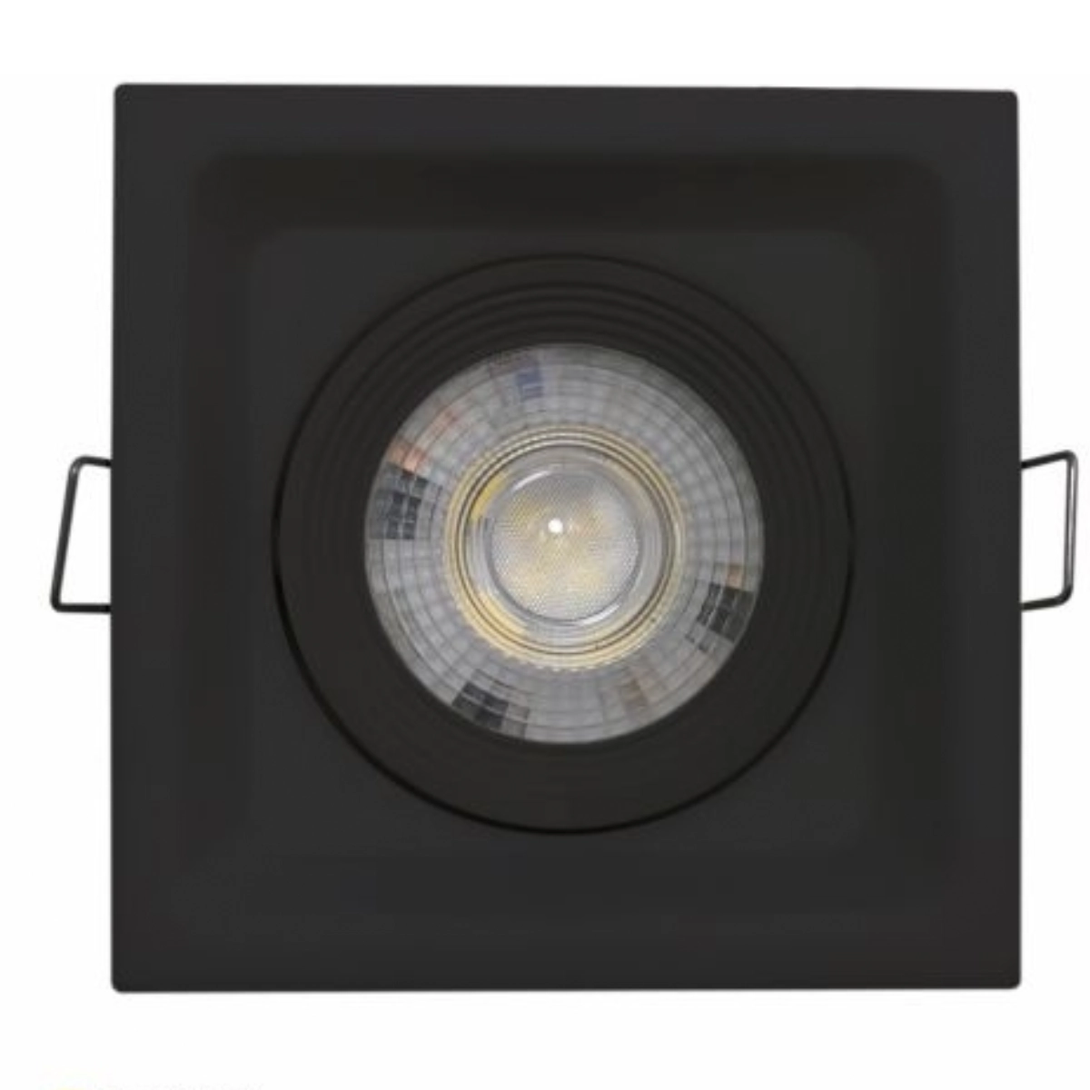 Spot Recuado Led Deep 5w Quadrado Preto Embutir 6500k