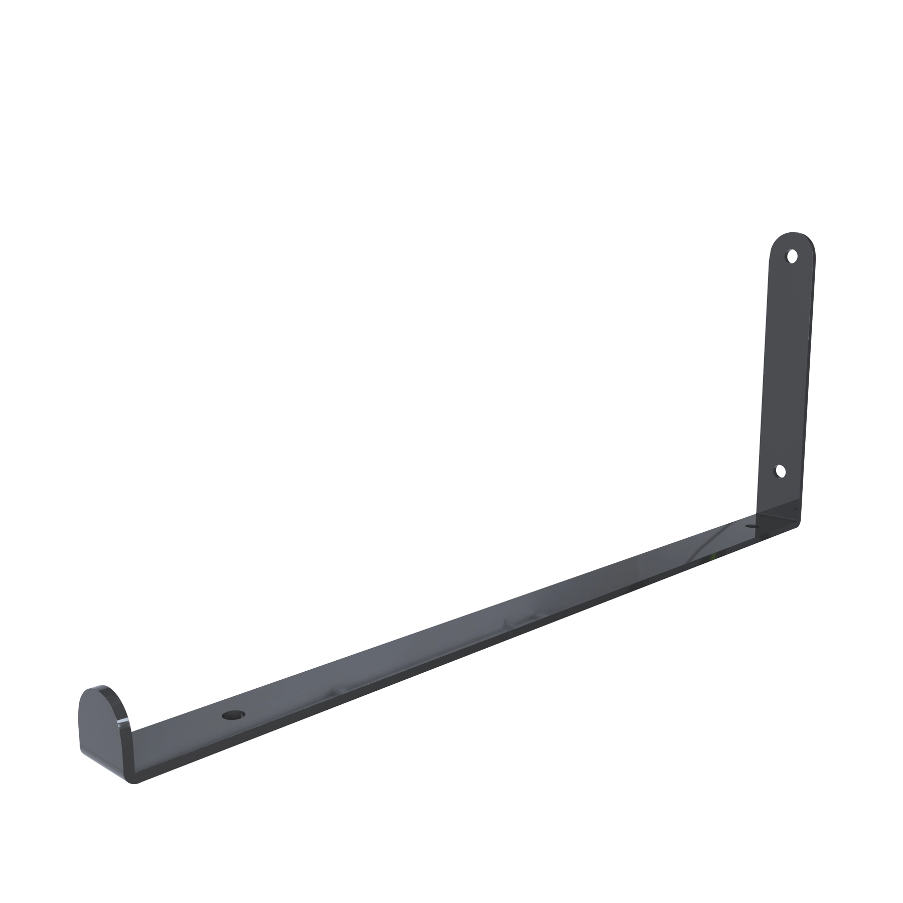 Suporte Invertido para Prateleira de 20Cm Preto Dicarlo